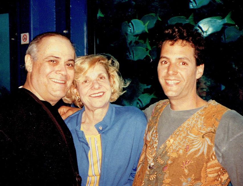 Esther and Victor Cohen with their nephew Jonathan Greenberg, Israel 1993.